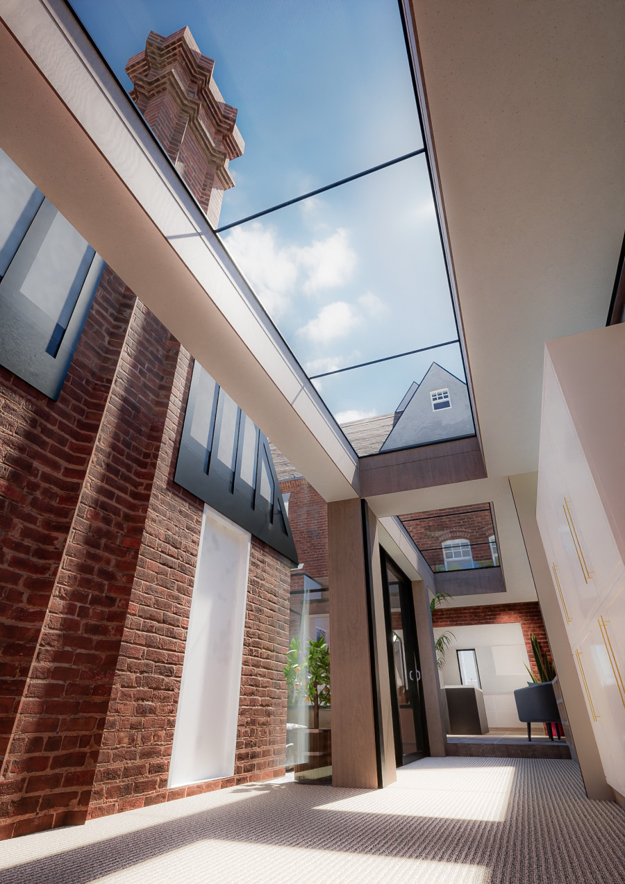 Red House Centre entrance hall William Green Architects LR