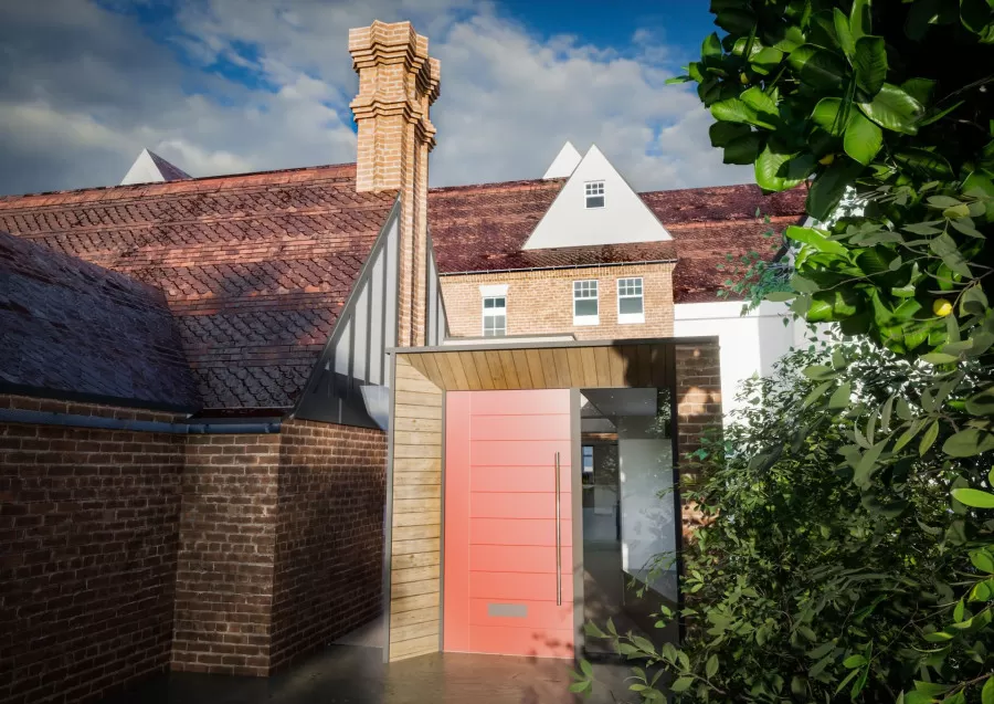 Red House Centre front door William Green Architects LR v3